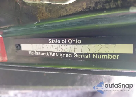 1998 Jeep Wrangler Sahara из США, поврежденный, VIN 1J4FY49S6WP733257